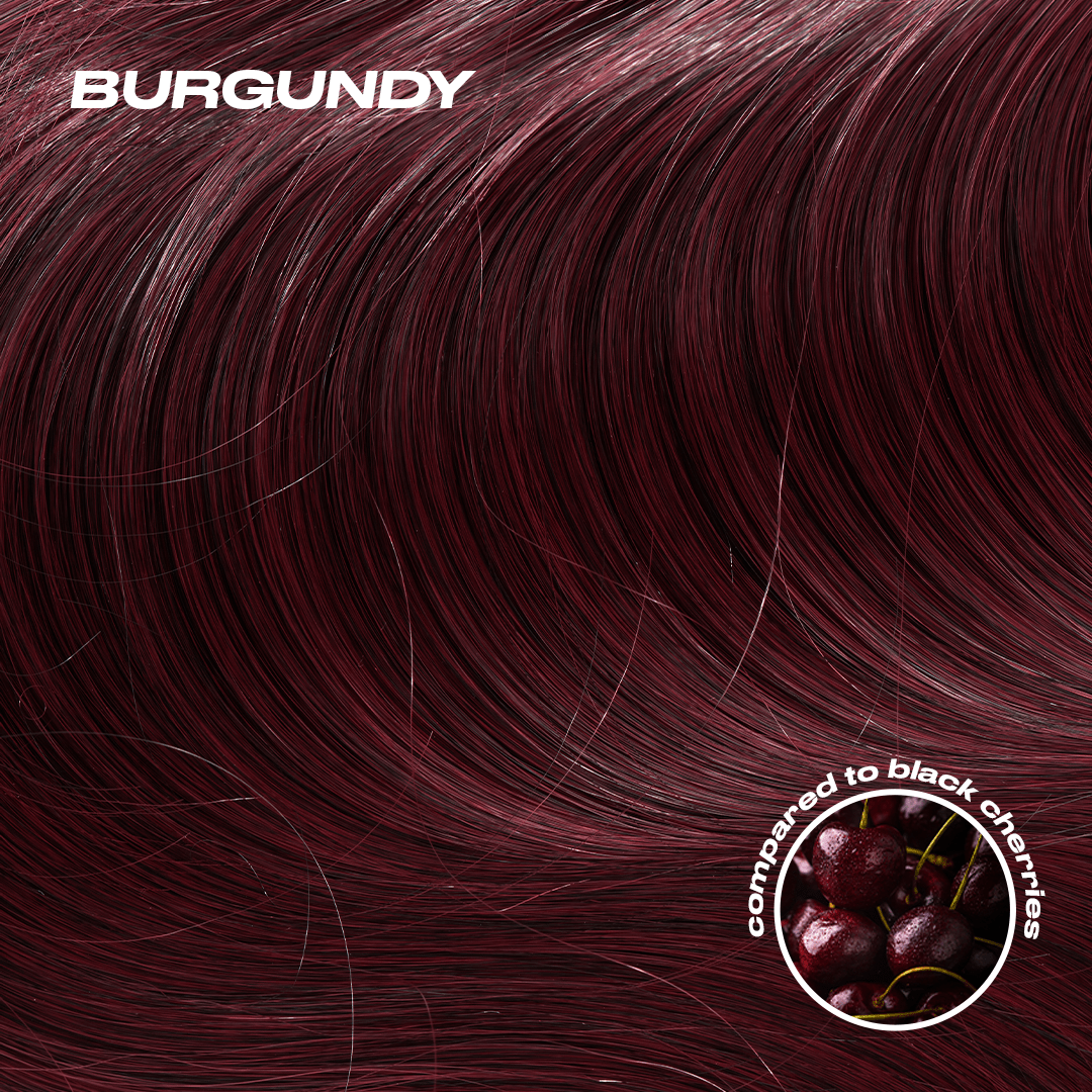 Courtney Half Up Half Down Extensions - Burgundy Burgundy