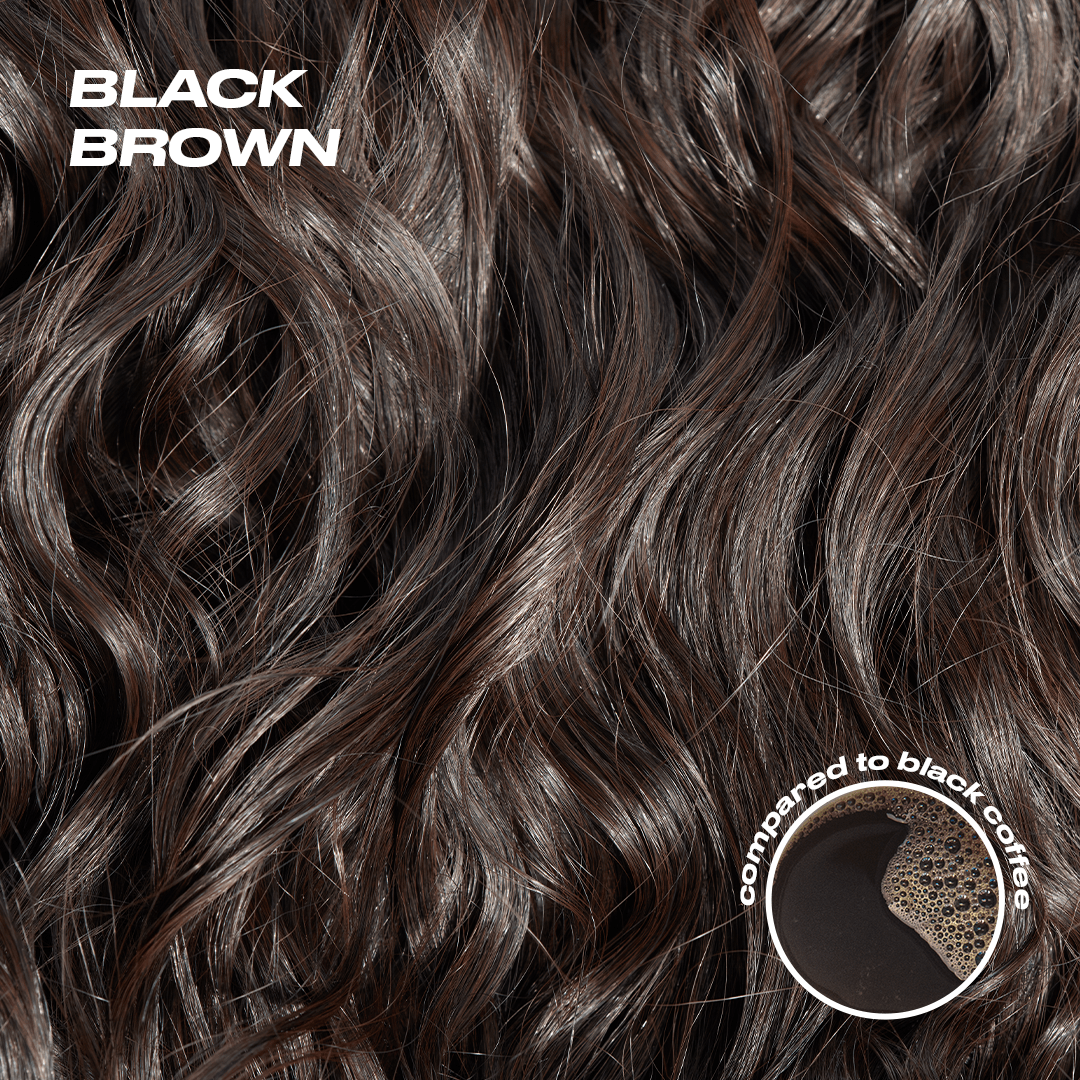 Chloe Half Up Half Down Extensions - Black Brown Black Brown