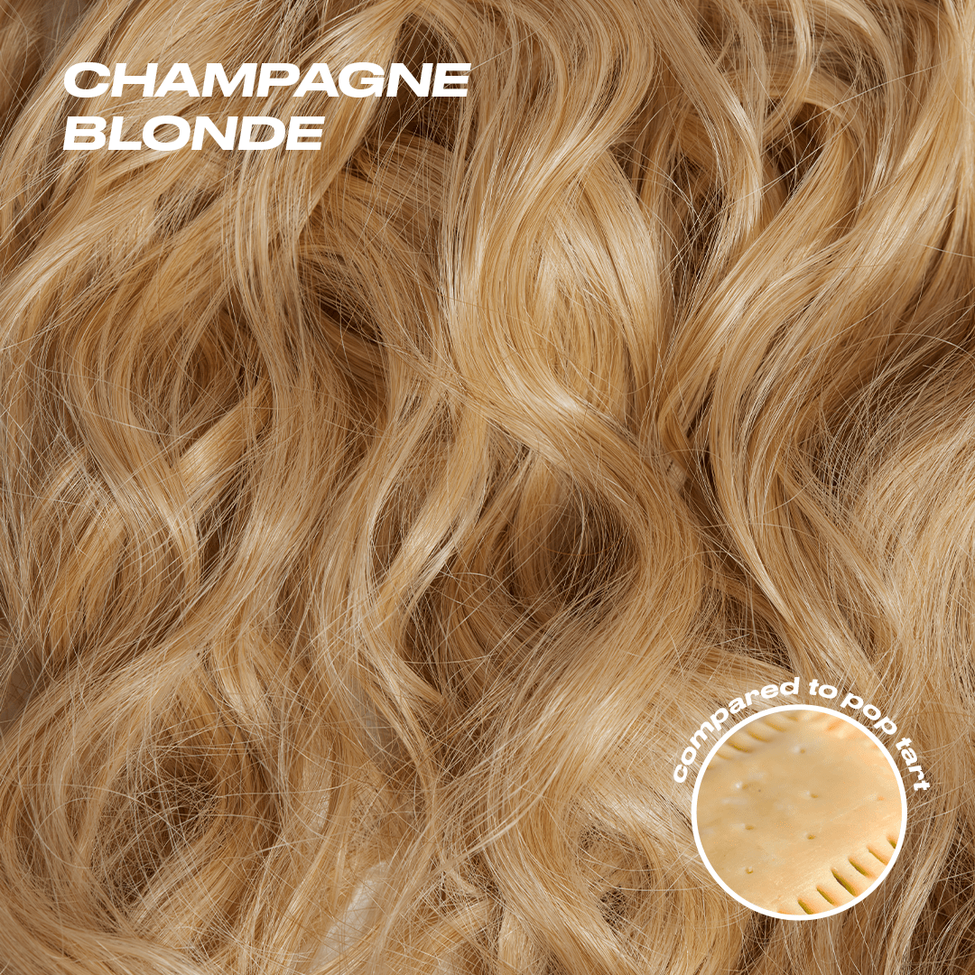Chloe Half Up Half Down Extensions - Champagne Blonde Champagne Blonde
