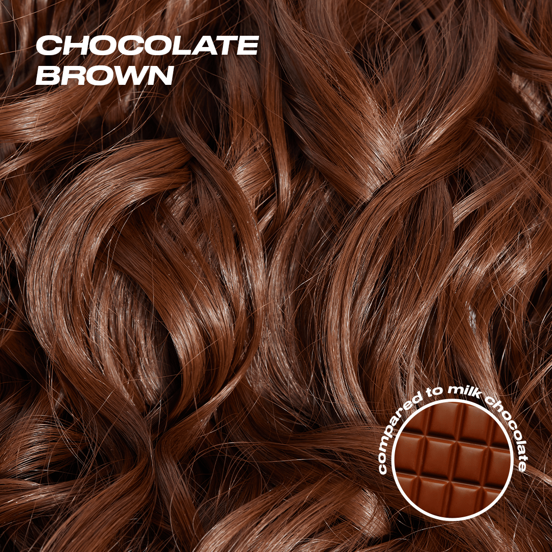 Chloe Half Up Half Down Extensions - Chocolate Brown Chocolate Brown