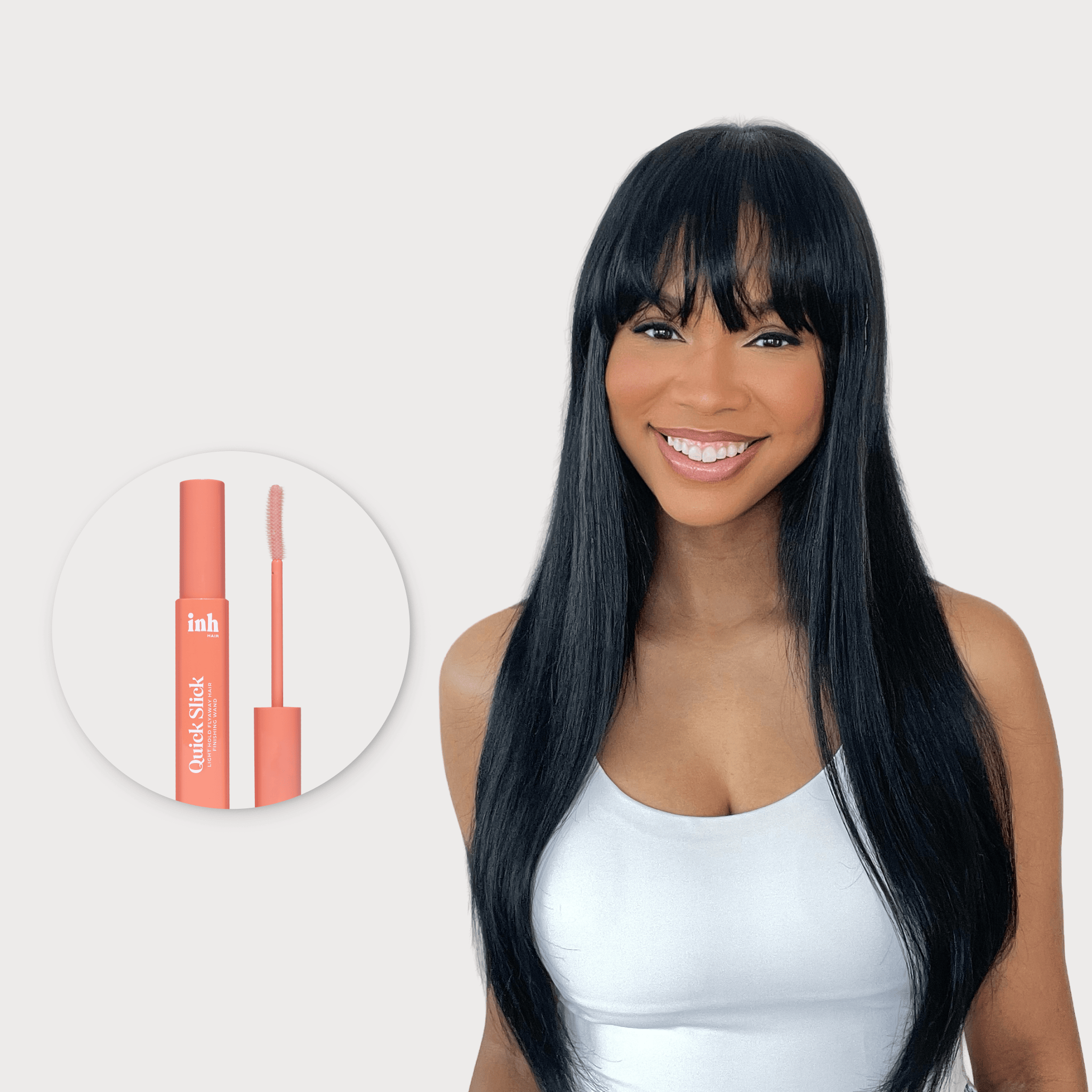 Hi, I'm Zooey | Remy Human Hair Clip-In Bangs | INH Hair – Insert
