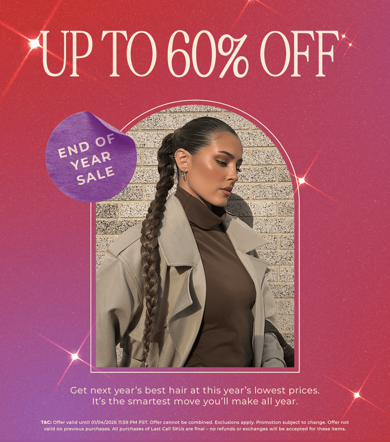 30% Off End Of Year Sale