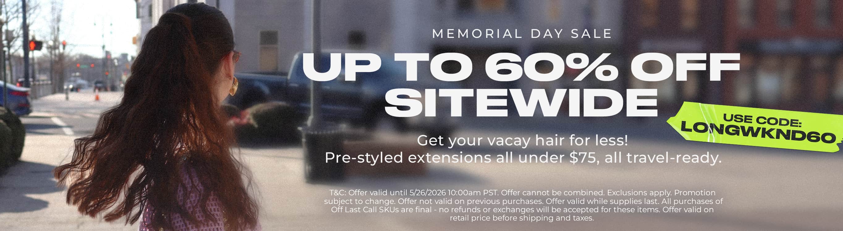 30% Off Memorial Day Weekend Sale