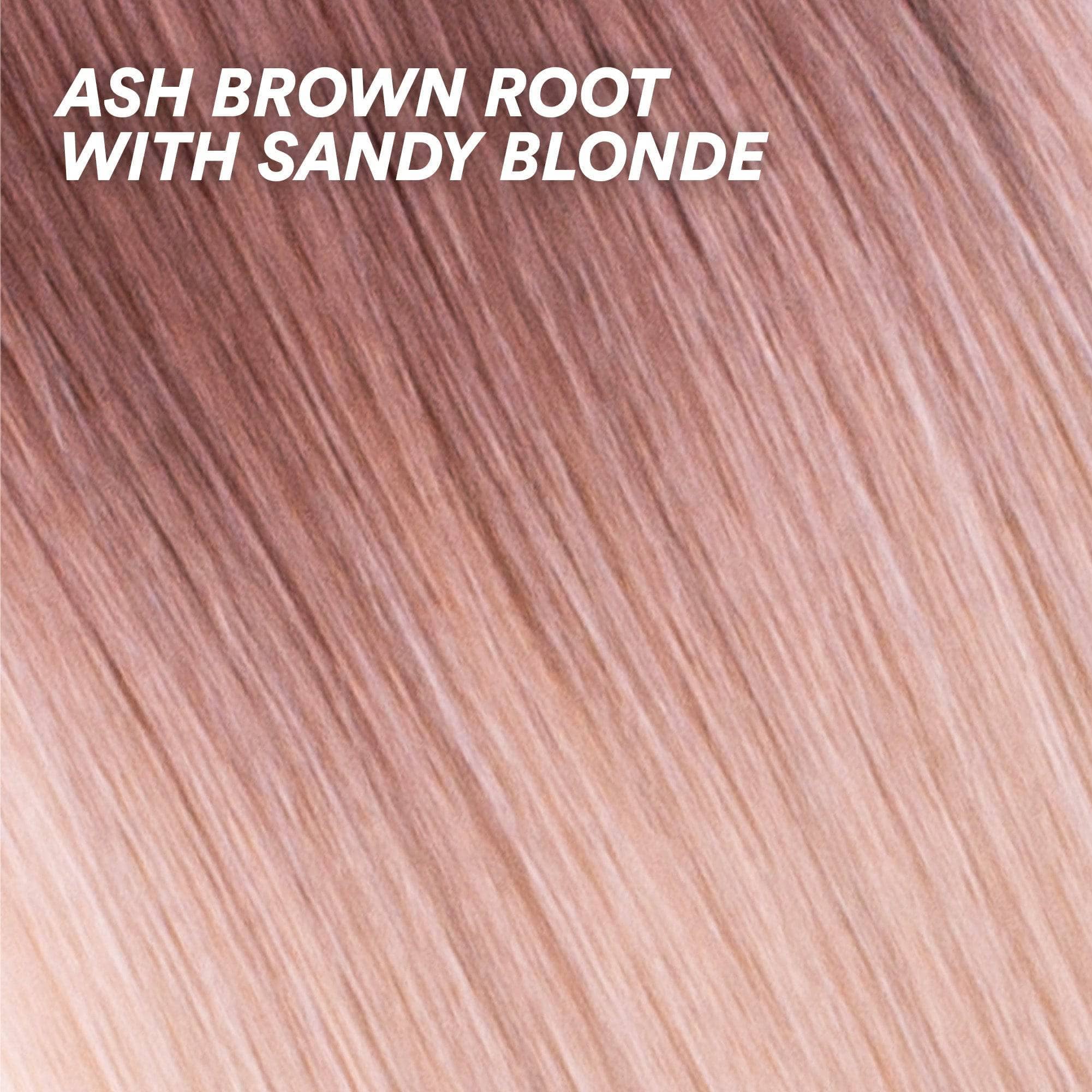 Miya Ponytail Extension - Ash Brown Root with Sandy Blonde Ash Brown Root with Sandy Blonde