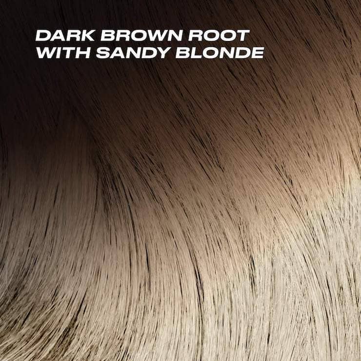 Brit Ponytail Extension - Dark Brown Root with Sandy Blonde Dark Brown Root with Sandy Blonde