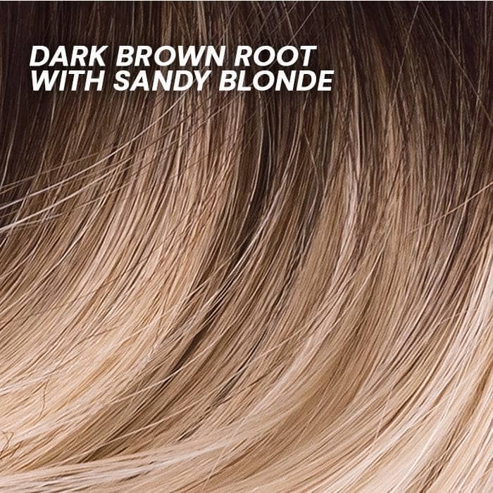 Jordynn Ponytail Extension - Dark Brown Root with Sandy Blonde Dark Brown Root with Sandy Blonde
