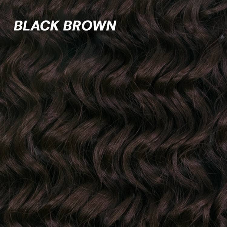 Raye Half Up Half Down Extensions - Black Brown Black Brown