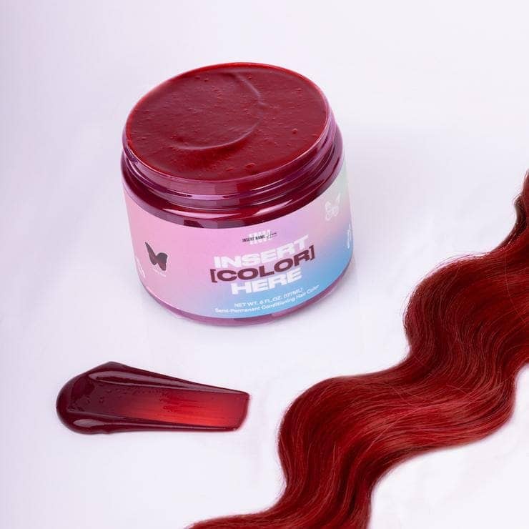 Ruby Red Hair Color 740, 740 Ruby Red Hair Color | Red Semi Permanent Hair Color | INH Hair – Insert  Name Here