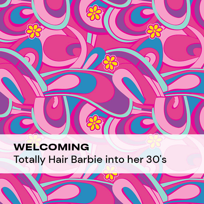 Welcoming Totally Hair Barbie into her 30's