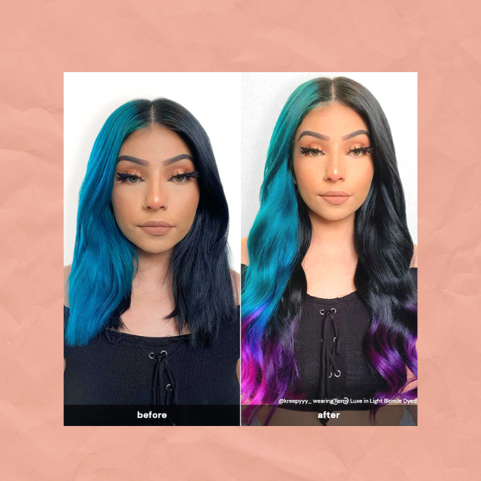 How Do I Dye or Bleach my Hair Extensions?
