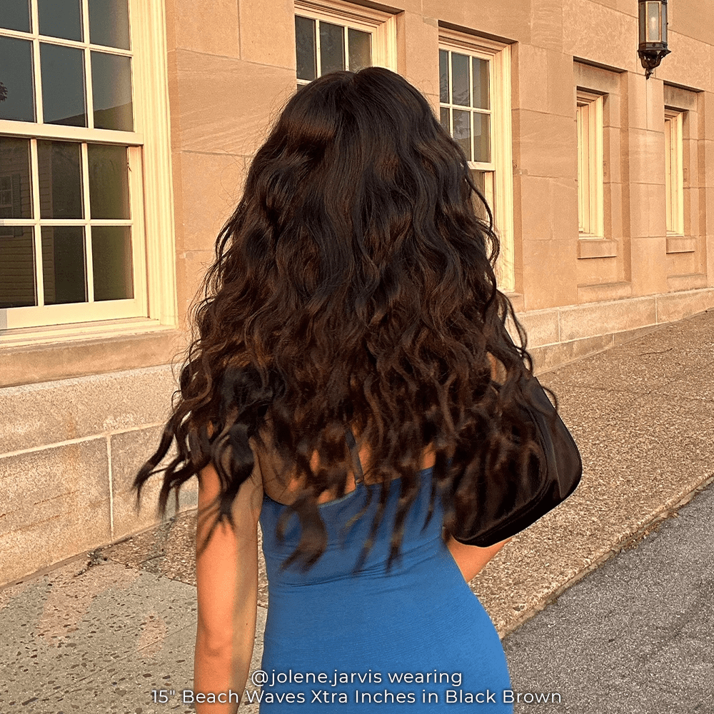 15 Inch 7-Piece Short with Deep Beachy Waves INH Hair – Insert