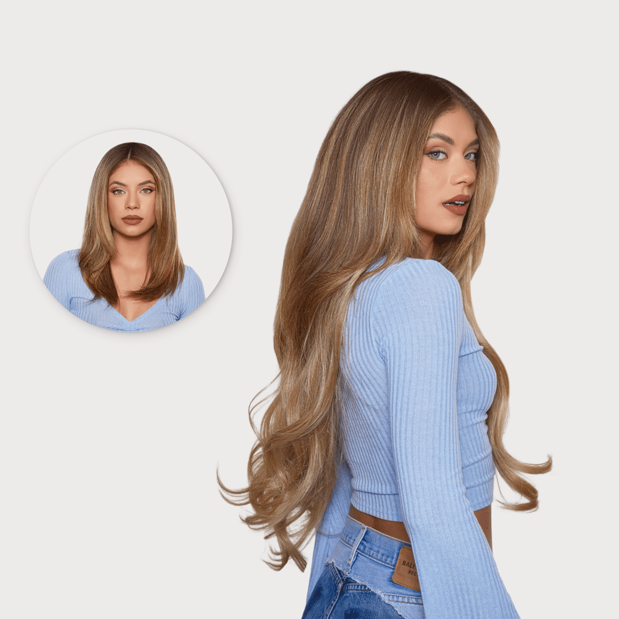 24 Inch Extensions 24 Inch 7-Piece Blowout Extension | INFINI-FLEX™ Hair Extensions | INH ...