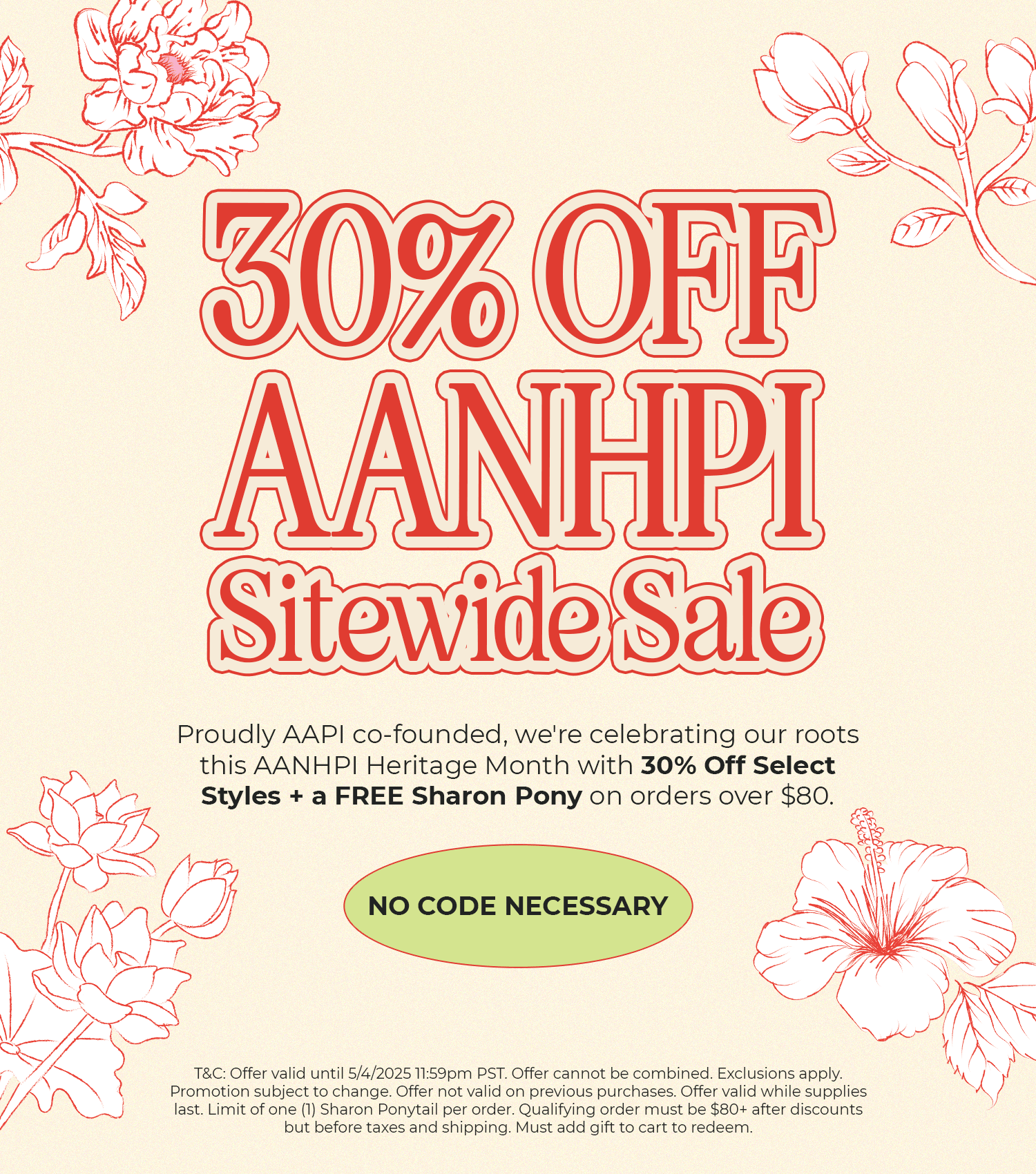 30% Off AAPI Sale