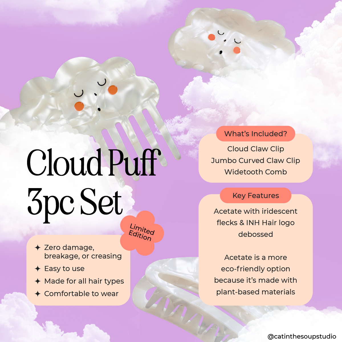 Cloud Puff 3 PC Set