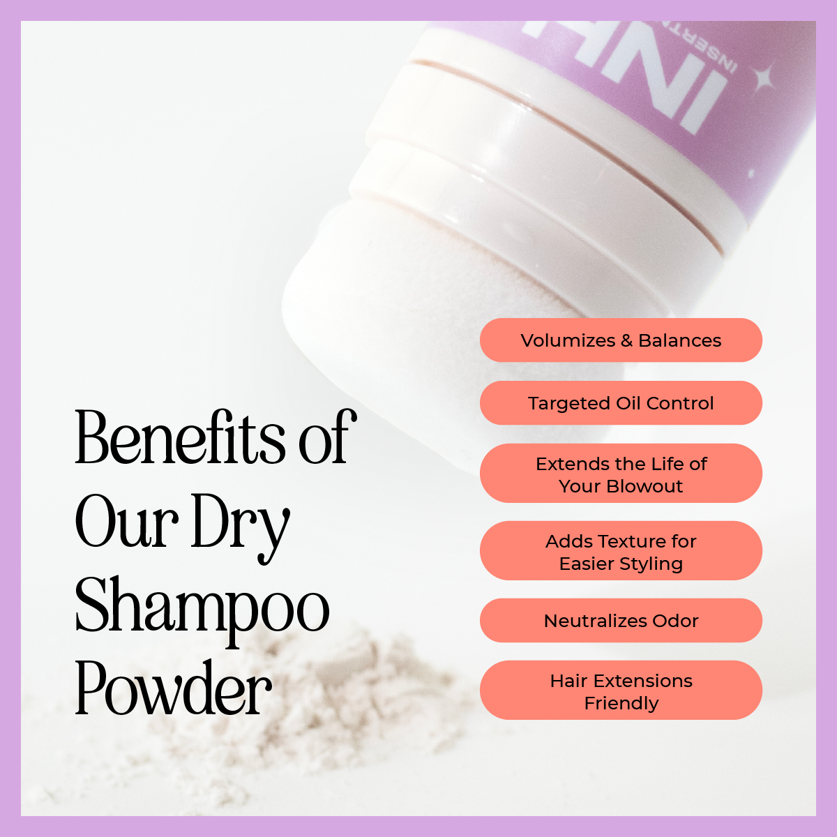 Powder Puff Dry Shampoo