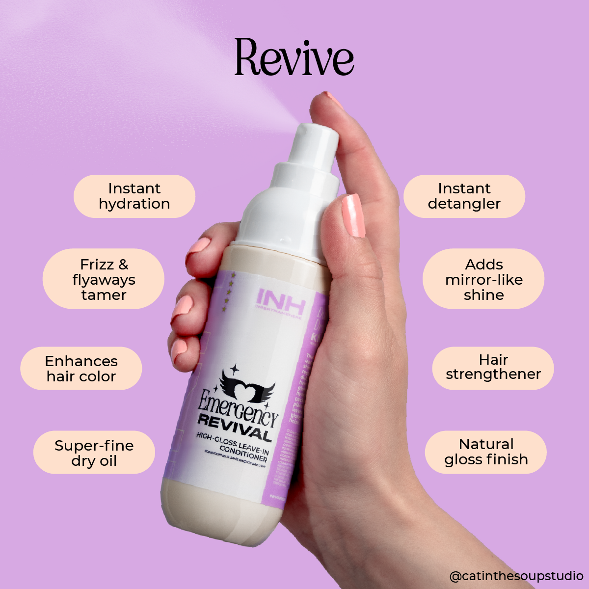 Emergency Revival High-Gloss Detangler