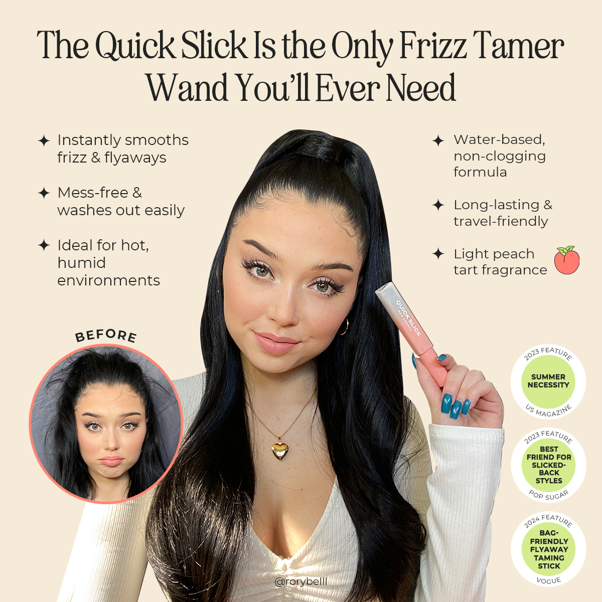 Quick Slick Flyaway Hair Finishing Stick