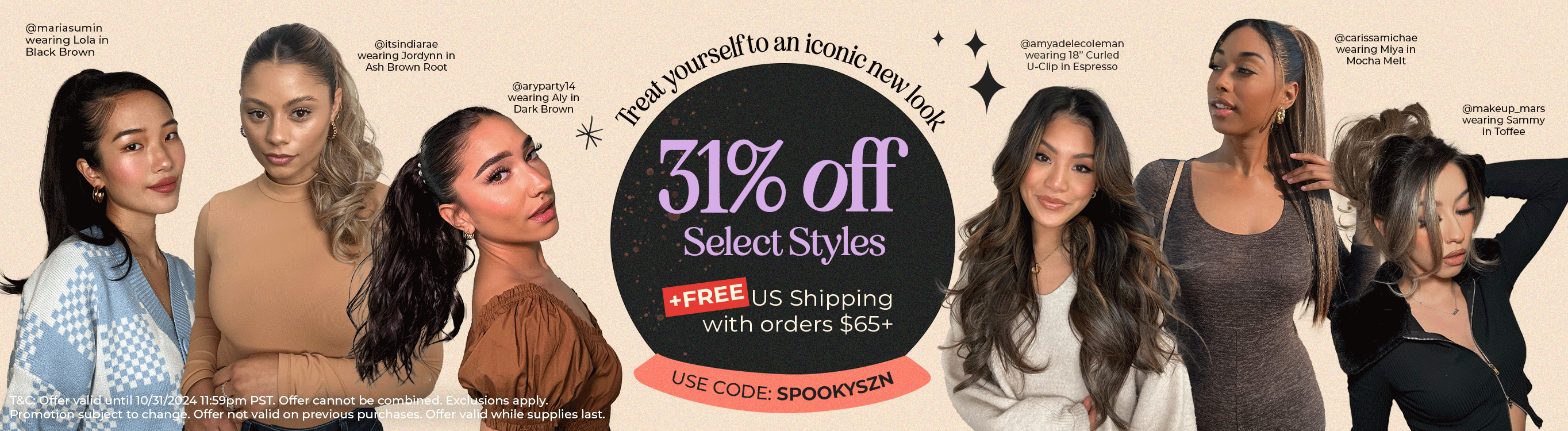 31% Off + $31 Off Halloween Sale