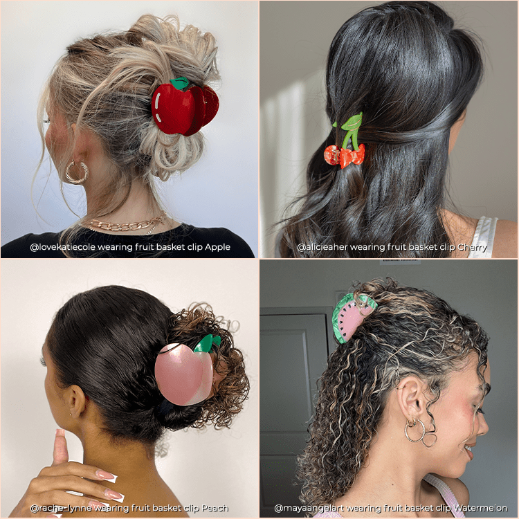 Fruit Basket Claw Clips – Insert Name Here