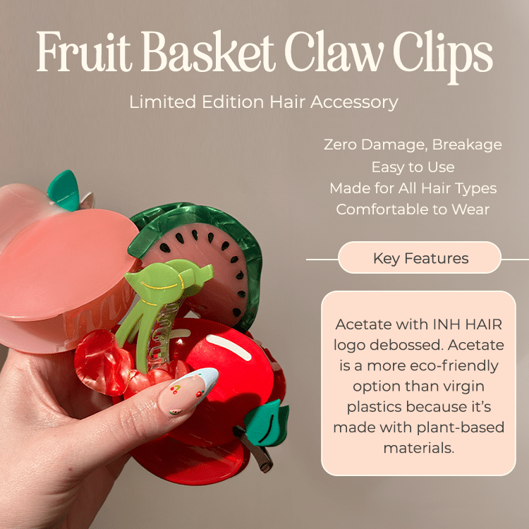 Fruit Basket Claw Clips – Insert Name Here