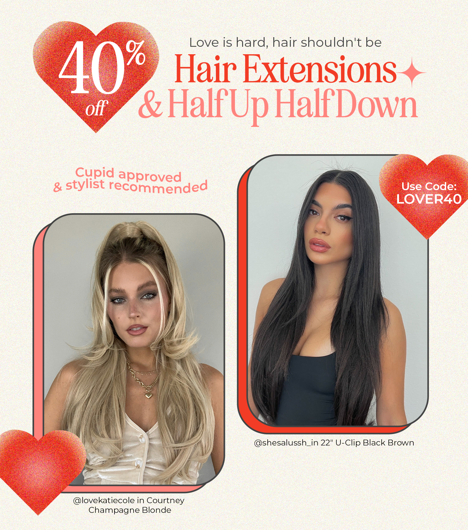 40% Off Extensions & HUHD