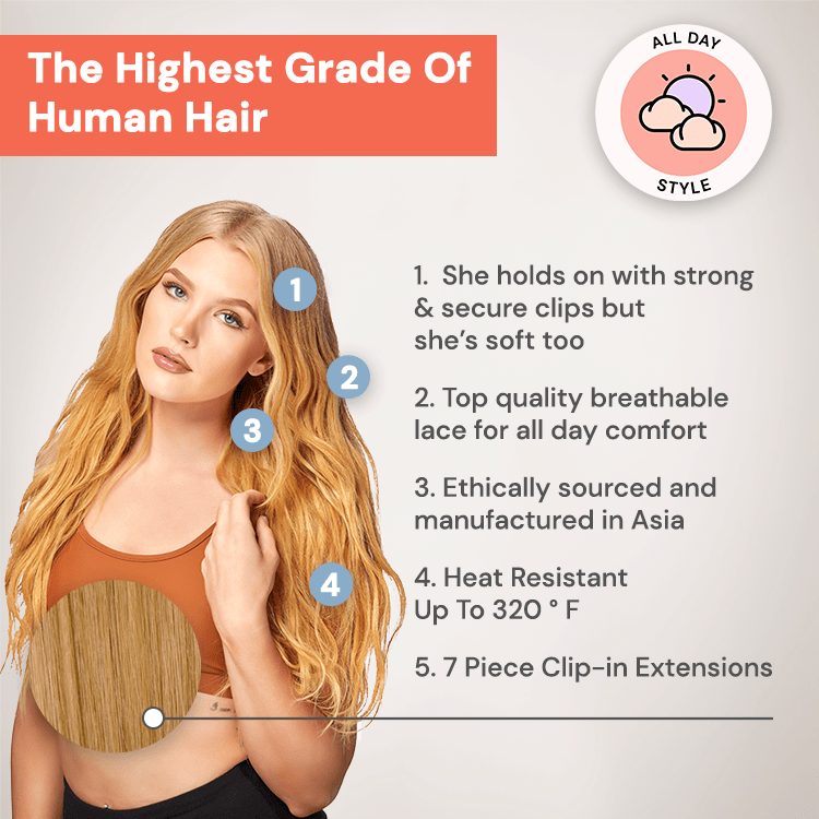 16 Remy Human Hair Extension Kit by Hairdo (5 pc) – TL Wigs, LLC