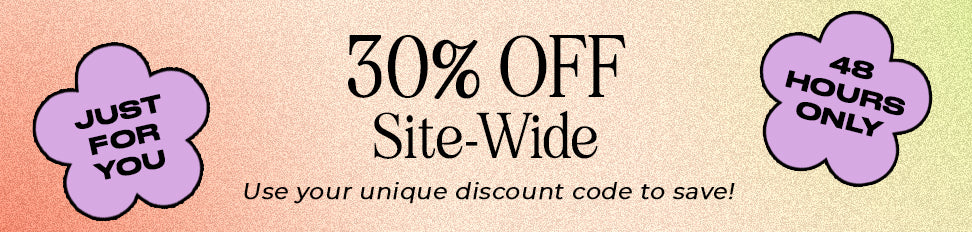 30% Off Site-wide