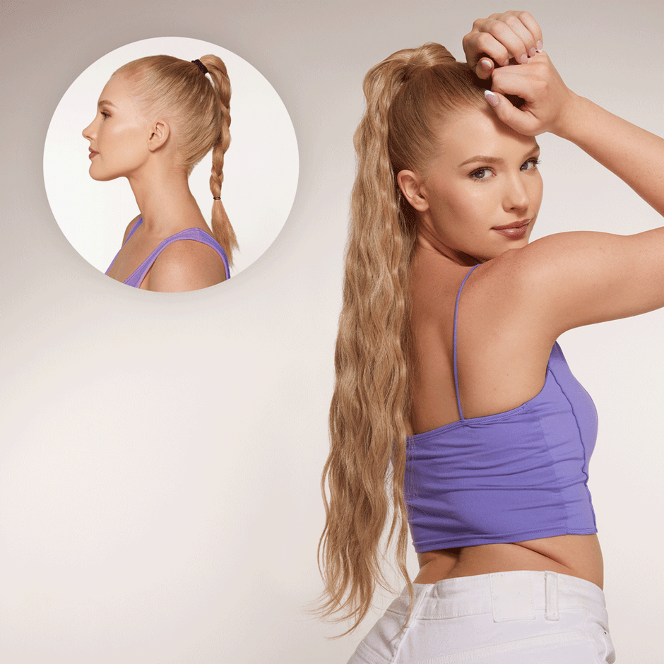 Ponytail Extensions | Clip In Ponytail Extension | INH Hair – Insert ...