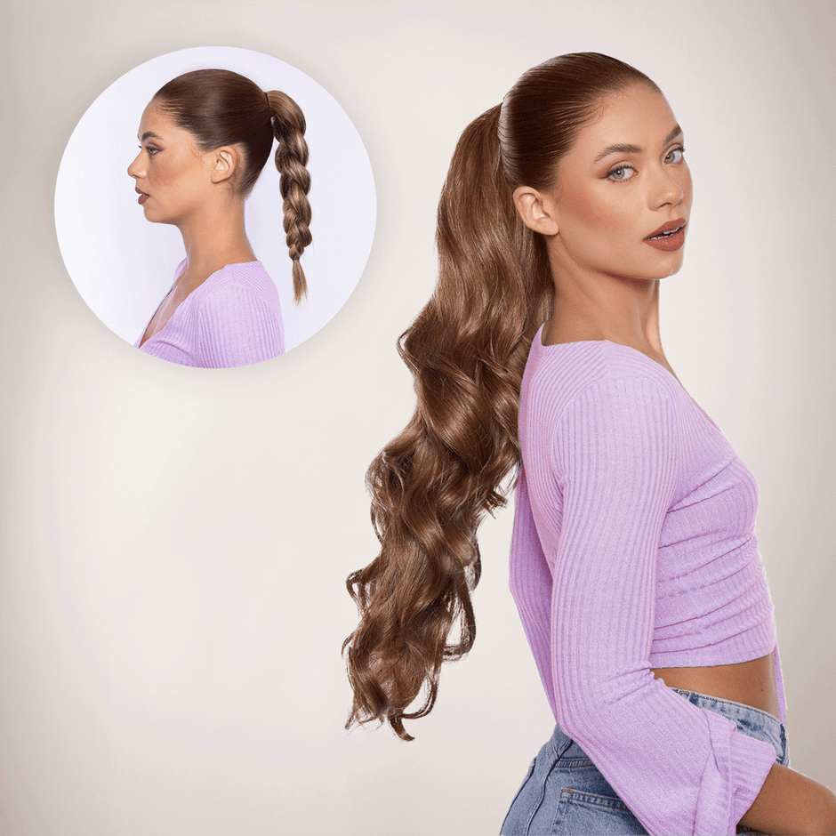 Ponytail Extensions | Clip In Ponytail Extension | INH Hair – Insert ...