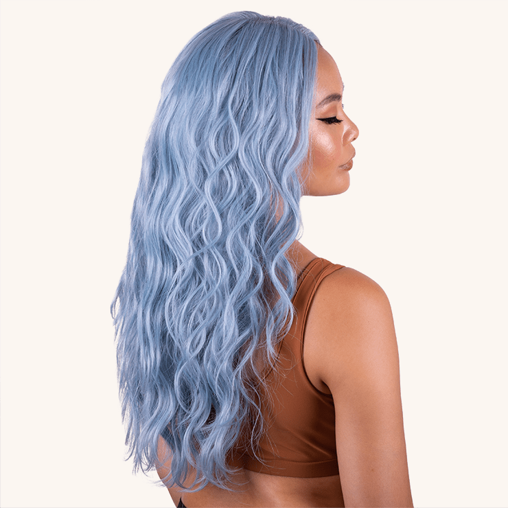 Blue sky 007 wig hot sale